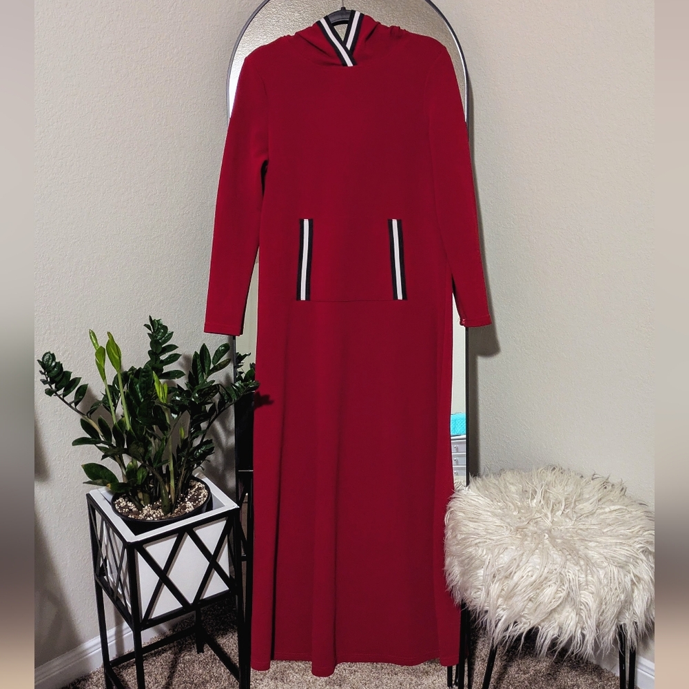 Red SHEIN Athletic Dress